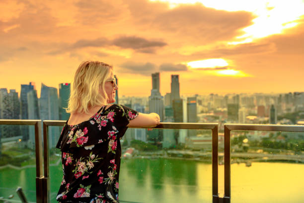 istock Singapore woman rooftop 1135326081