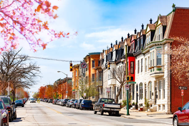 istock Baltimore streets in spring, Maryland, USA 1135327680