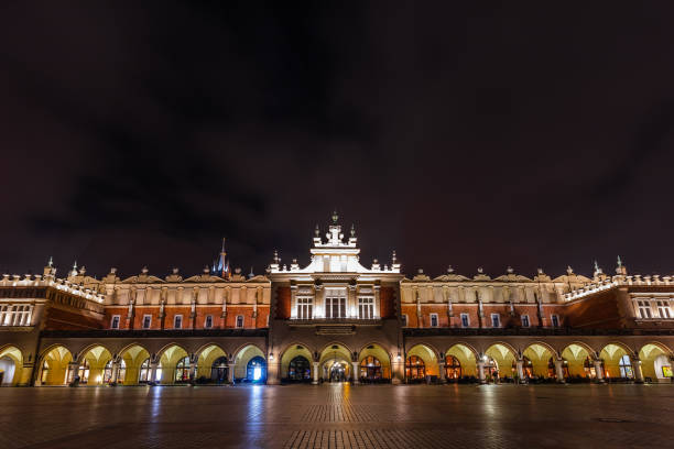 istock Krakow Cloth Hall at night , Poland 1135331492