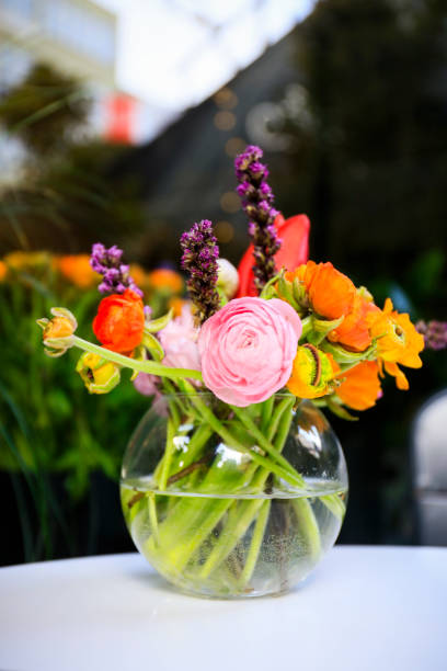 istock Bouquet of various flowers and decoration elements 1135331874