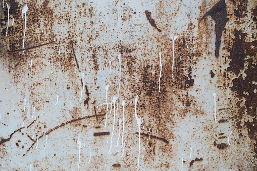 Rusted metal paint splashes texture - Bilder