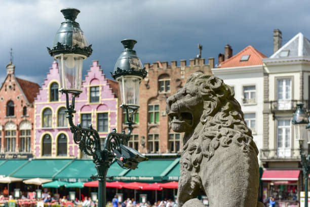 istock Market Square in Bruges, Belgium 1135343235