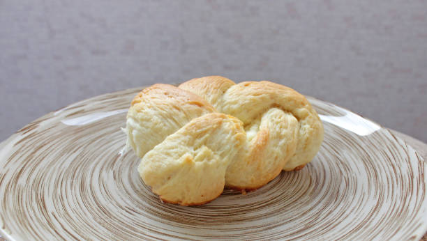 istock delicious sweet bun on a brown 1135343852