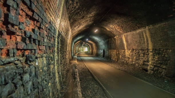 istock Walking through the Headstone Tunnel, Derbyshire, England, UK 1135344673