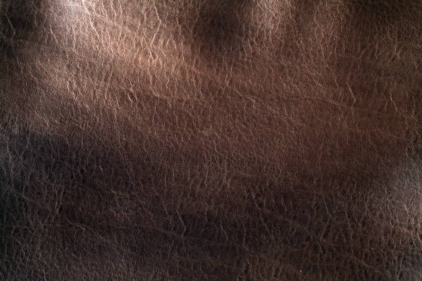 istock Brown color weathered leather texture. 1135345125