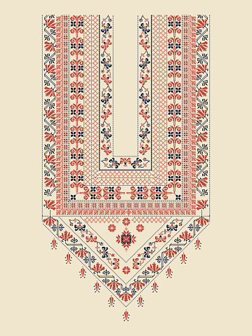 Palestinian Famous Pattern Palestinian Pattern Stock Illustration - Download Image Now ...