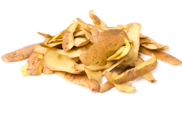 Peel residues of potatoes