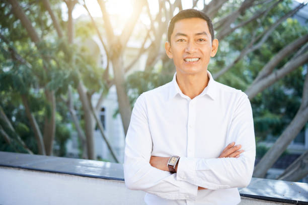 istock Mature man standing outdoors 1135349256