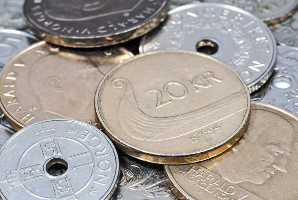 istock Heap of Norway coins closeup 1135356832