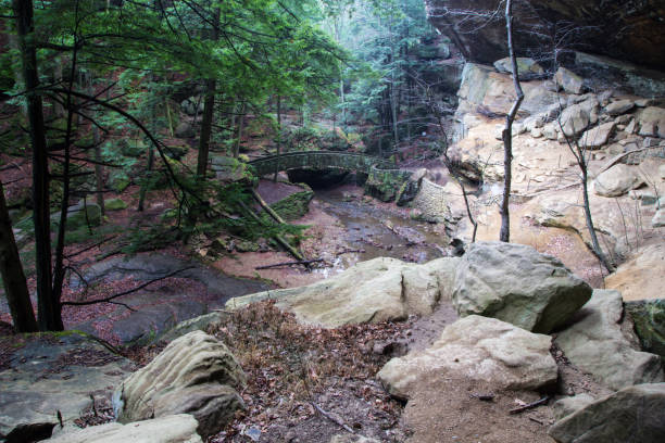 istock Old Mans Cave In Hocking Hills Ohio In Horizontal Orientation 1135356900