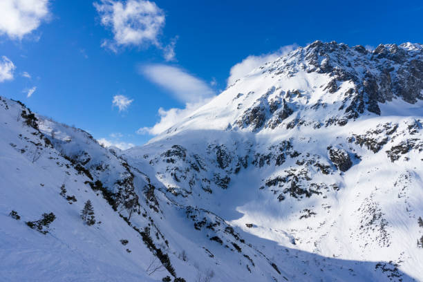 istock Kozi Wierch peak in winter scenery. High Tatra Mountains. 1135362950