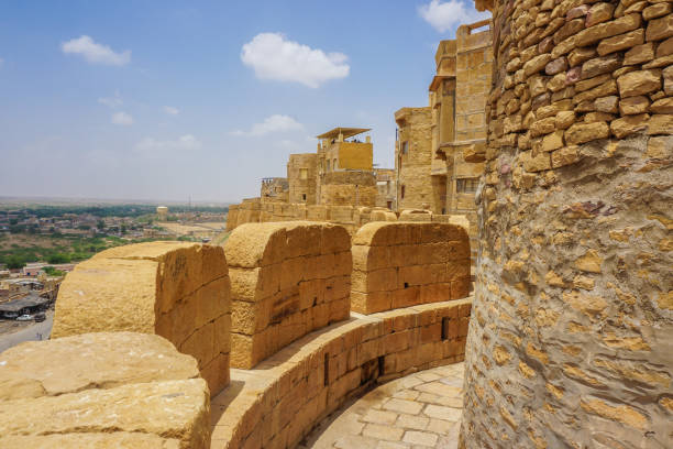 On the territory of Golden City Fort Jaisalmer, India On the territory of Golden City Fort Jaisalmer, India jaisalmer stock pictures, royalty-free photos & images