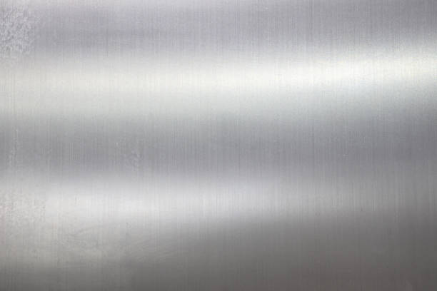 istock Stainless steel plate with detail and texture background 1135363096