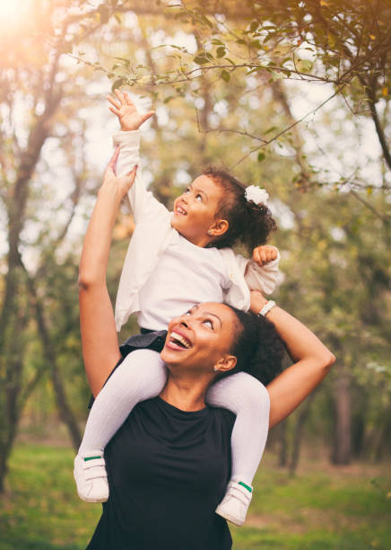 istock African American mother and her daughter. 1135369985