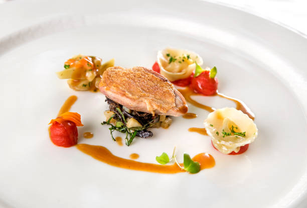 istock Quail fillet with artichoke. 1135370895