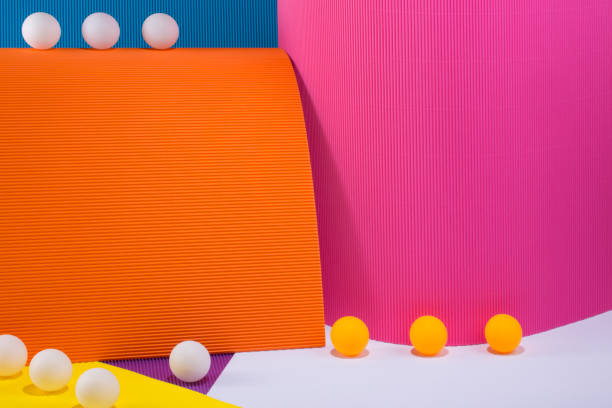 istock Abstract background of sheets of colored paper 1135374574
