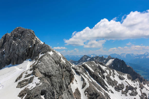 istock On peak of Dachstein and view alpine mountains 1135374912