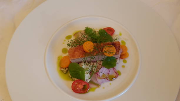 istock Gourmet food plates 1135376019