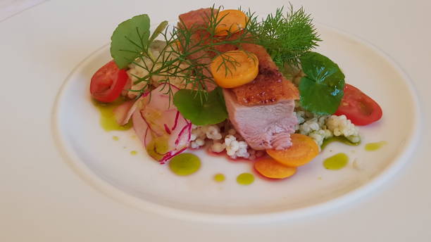 istock Gourmet food plates 1135376111