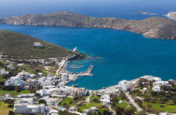 istock Chora town on Ios island, Cyclades, Greece 1135376880