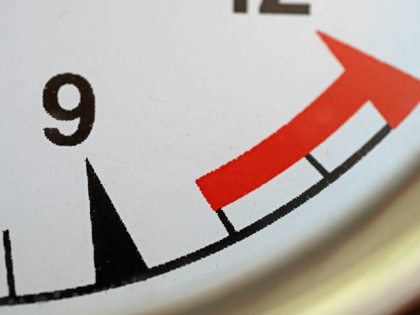 istock Gauge manometer of a coffee machine 1135377830