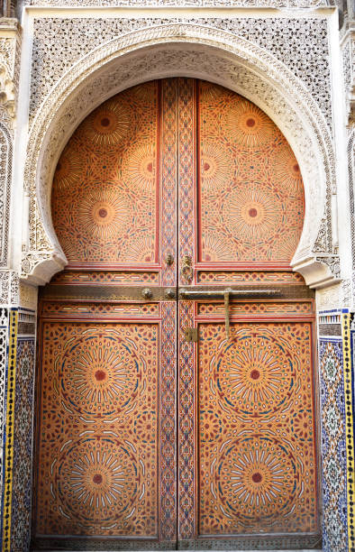 istock traditional old door of morocco 1135377910