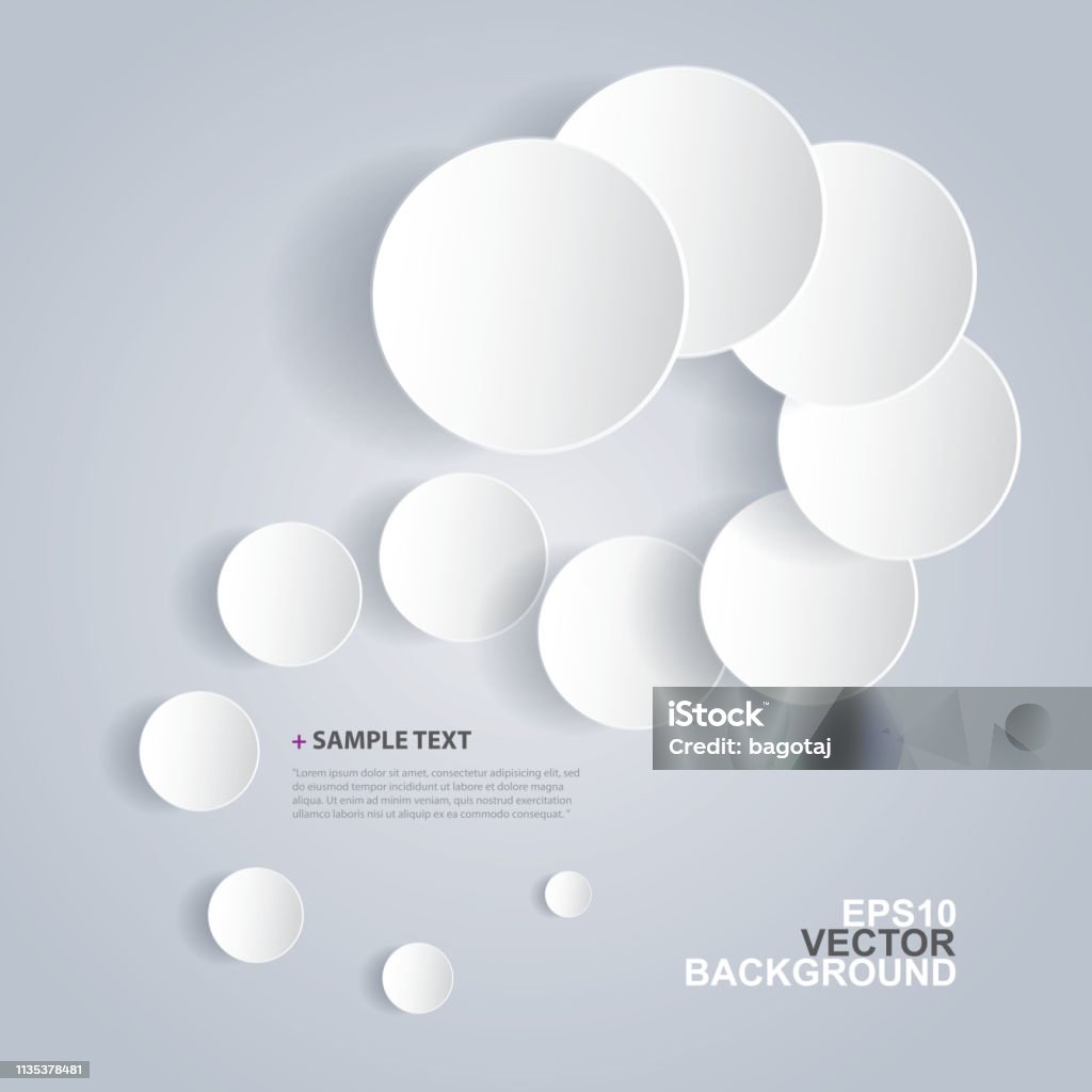 Round Shape Design Array Work Round Geometric Shape Design Template Layout Stock Illustration ...