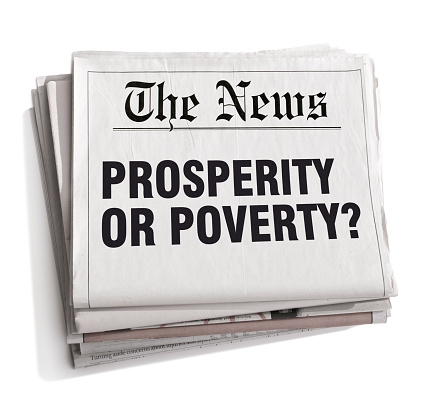 Newspaper Headlines: Prosperity or poverty?