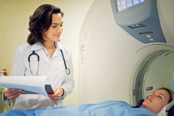 istock Doctor is working with CT scan in hospital 1135385717