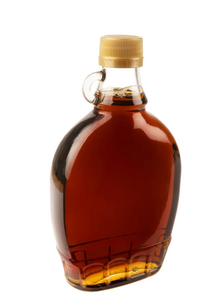 istock Decorative traditional maple syrup bottle from Canada. 1135387090