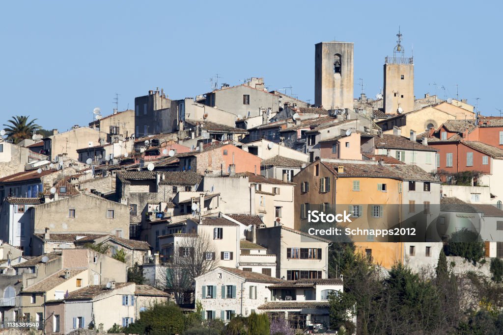 The French village of Biot The French village of Biot on the French Riviera Sophia Antipolis Stock Photo