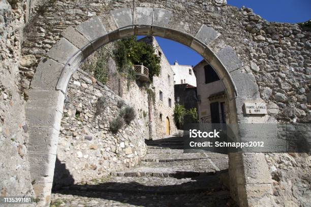 The French Village Of Biot Stock Photo - Download Image Now - 16th Century, Alpes-Maritimes, Ancient