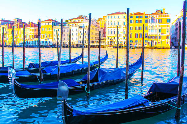 istock Sunny day in Venice. Narrow streets, canals and beautiful architecture. 1135392122