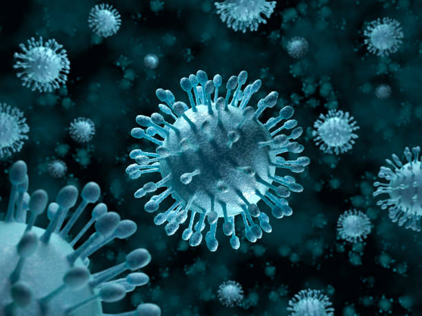 Hepatitis C virus attack Digital medical illustration depicting a human hepatitis C virus infection. viral infection photos stock pictures, royalty-free photos & images