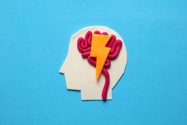 istock Plasticine head and brain concept. Smart mind, neurology knowledge 1135396284