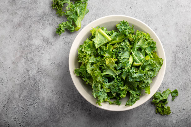 istock Bowl of fresh kale 1135399436