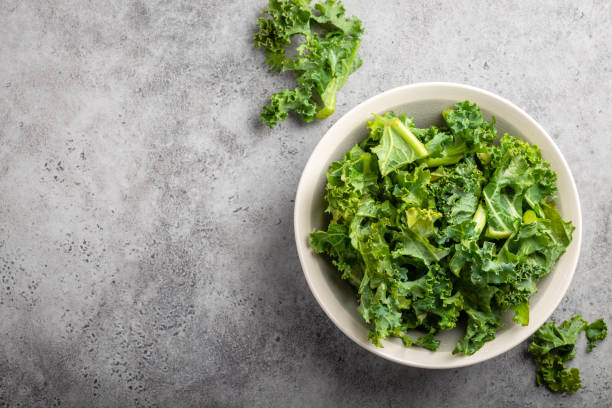 istock Bowl of fresh kale 1135399449