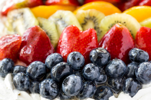 istock Macro of glazed fruit. 1135402402