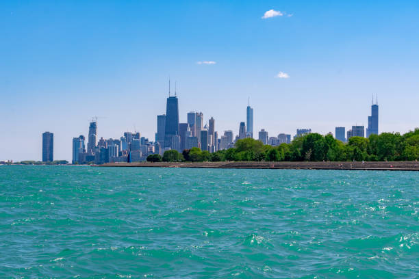 istock Chicago Skyline Viewed from Belmont Harbor 1135402695