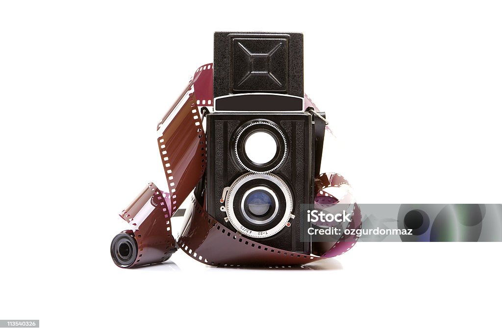 오래된 카메라, 필름 - 로열티 프리 0명 스톡 사진