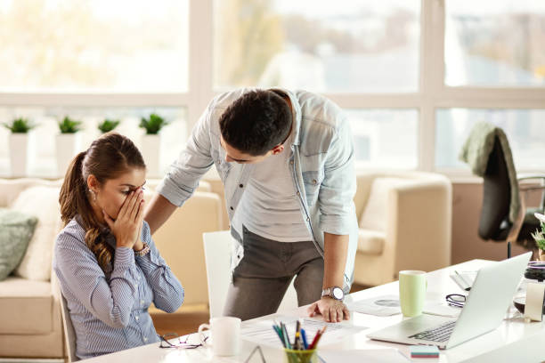 istock If you make one more mistake you'll be fired! 1135410972