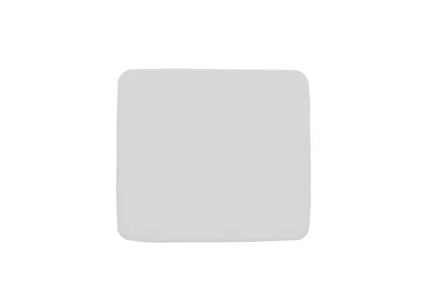istock Blank white paper sticker label isolated on white background with clipping path 1135420152