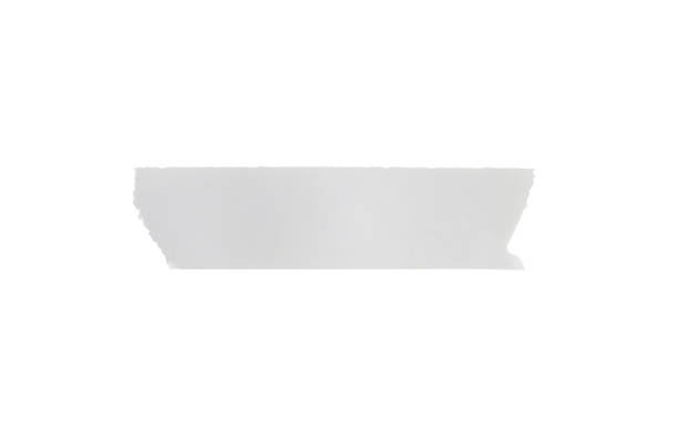 istock Blank white paper sticker label isolated on white background with clipping path 1135420156