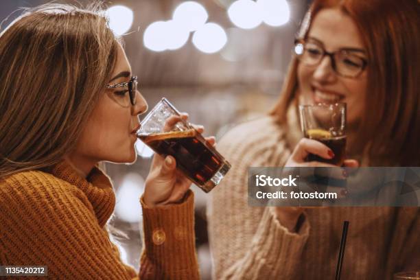 Women Drinking Coke Stock Photo - Download Image Now - Cola, Drinking, Drink