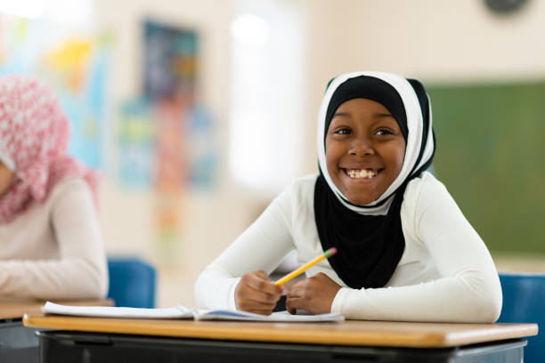 istock Muslim girl in school 1135420298