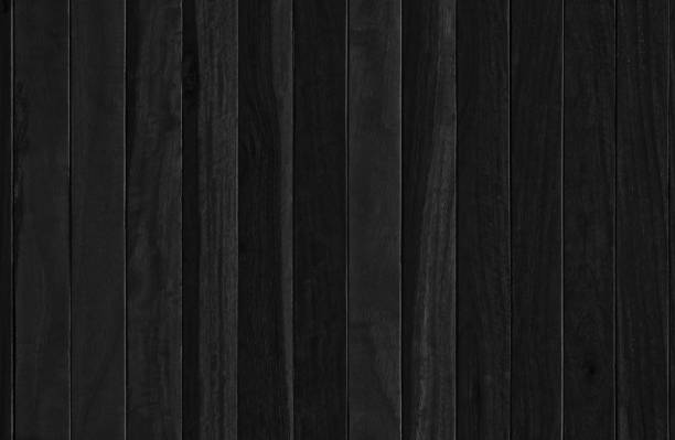 istock wood black table background dark texture top view, floor board gray luxury blank for design 1135430141