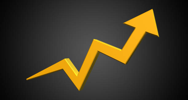 istock isolated colorful upward trend arrow 1135431156