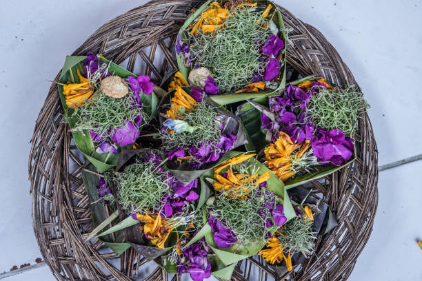 istock Flower for Praying in Balinese Hindu 1135435341