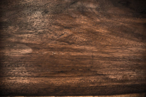 istock Wood table floor with natural pattern texture. Empty template  wood board can be used as background. 1135436537
