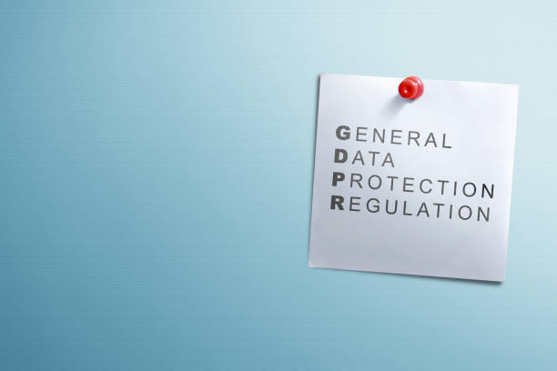 General Data Protection Regulation (GDPR) concept stock photo